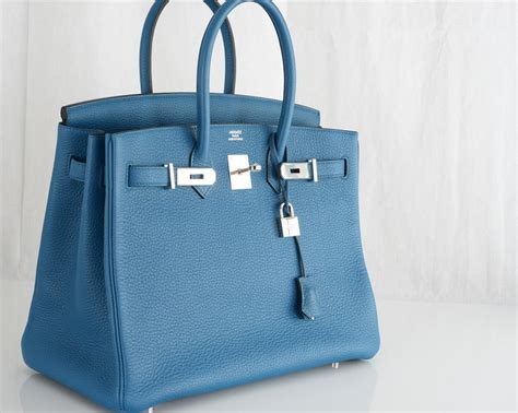 blue birkin bags.